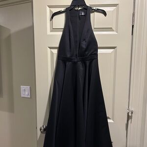 Jay Godfrey Black Tea-Length Special Occasion Dress (2)